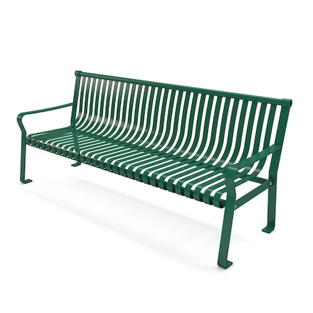 Frog Furnishings Green 6' Aspen Bench PB 6GREASP